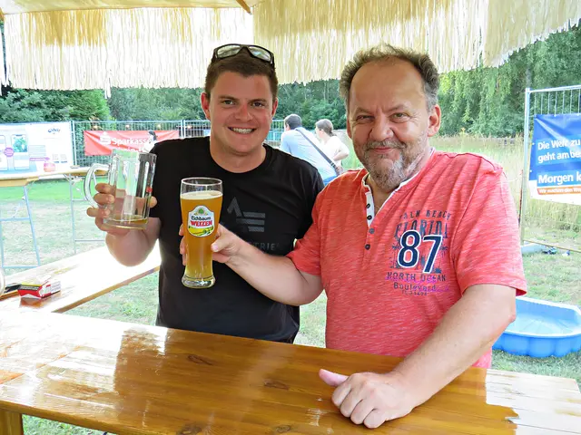 Welch ein Glanz! Jürgen Dietl und Philipp | Foto: Brigitte Melder