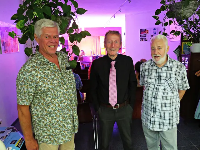 Klaus Schmid, Udo Blank und Heribert Seibel | Foto: Brigitte Melder