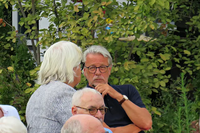 Sehr kulturinteressiert: Mathias Berkel und Michael Cordier | Foto: Brigitte Melder