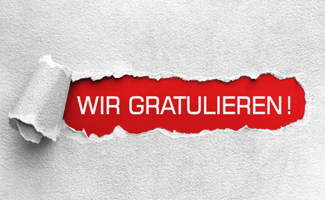 Gratulation Symbolbild | Foto: stockpics/stock.adobe.com