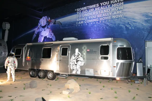 Der Wohnwagen von Felix Baumgartner | Foto: Michael Sonnick