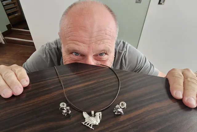 Thomas Bartz und seine Elwetritsche | Foto: Michael Landgraf