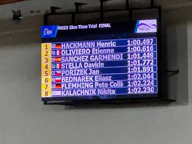 Henric Hackmann gewann mit nur 0,119 Sekunden Vorsprung | Foto: Steffi Hackmann