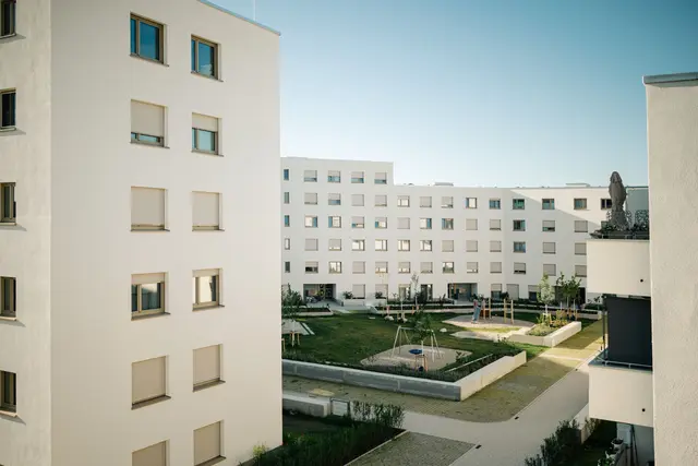 173 Mietwohnungen entstanden an der Woerishofferstraße in Karlsruhe-Oberreut | Foto: Volkswohnung