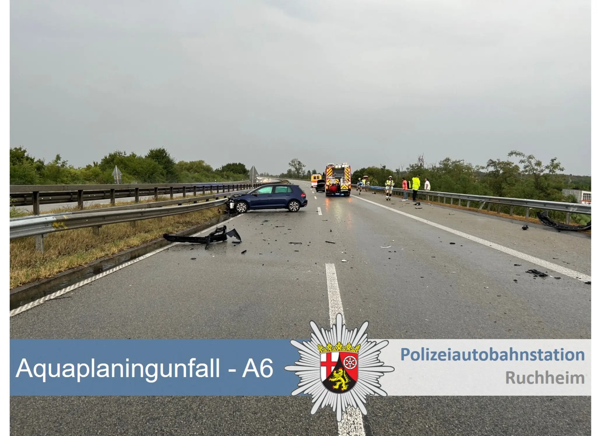 Verkehrsunfall-auf-der-A6-Drei-Fahrzeuge-nach-Aquaplaning-besch-digt