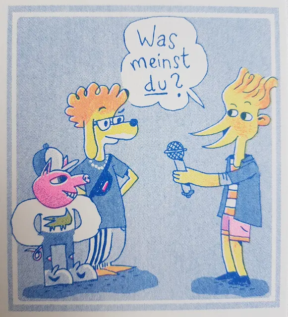 Valentin Krayls Comic-Ausstellung "Was meinst Du?" wird am 24.07. um 19 Uhr mit einer Vernissage eröffnet und ist dann bis 18.09. im COMMUNITYartCENTERmannheim zu sehen. | Foto: Bild & Foto: Valentin Krayl