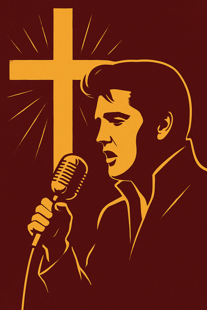Elvis Presley – ein Gottesdienst mit Livemusik | Foto: mit KI erstellt