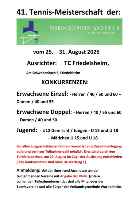 Foto: TC Friedelsheim