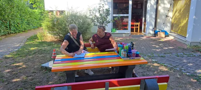 Die Rheinpfalz-Reporterin war auch da zur Eröffnung | Foto: Nicole Peschke