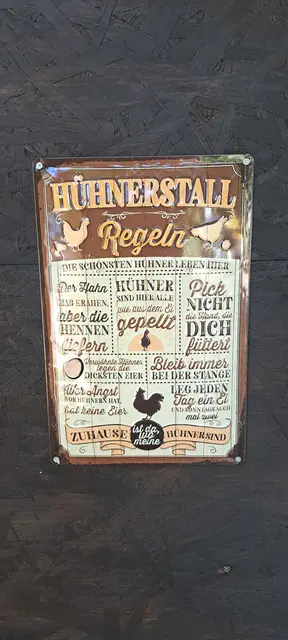 Die Regeln am Hühnerstall | Foto: Nicole Peschke