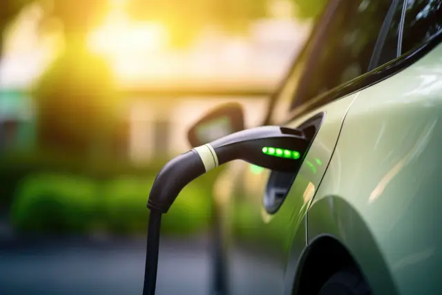 Die Täter versuchten, das Elektroauto zu stehlen, scheiterten jedoch am fest verbundenen Ladekabel und ließen das Fahrzeug zurück | Foto: barmaleeva/stock.adobe.com