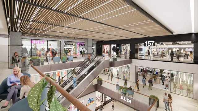 Drei neue Mieter ziehen in die Mall ein. Sie belegen eine Fläche von 6000 Quadratmeter   | Foto: Grafik ECE/gratis