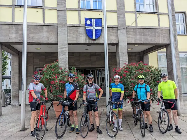 Ankunft am Bruchsaler Rathaus | Foto: Gerhard Öfner