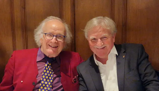 Michael Wagner (rechts) und Leo Kraemer kündigen den fünften Speyerer Musikherbst an | Foto: PalatinaKlassik