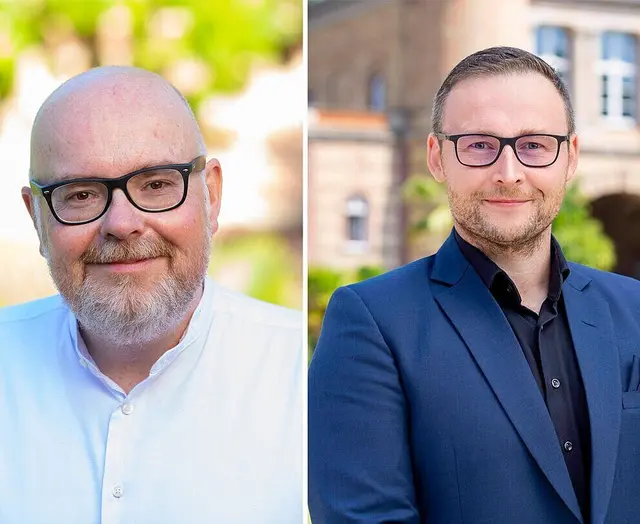 Martin Wacker und Pascal Rastetter (rechts) werden in die Geschäftsführung berufen  | Foto: Stadt Karlsruhe