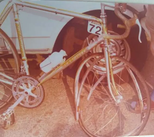 Das Rad nach dem Sturz am 30.7.1975 | Foto: Rudi Birkmeyer