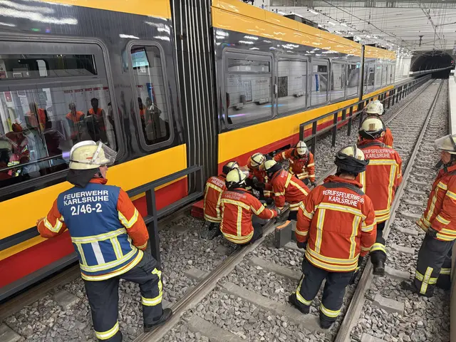 Übung im Tunnel | Foto: Dominik Schneider