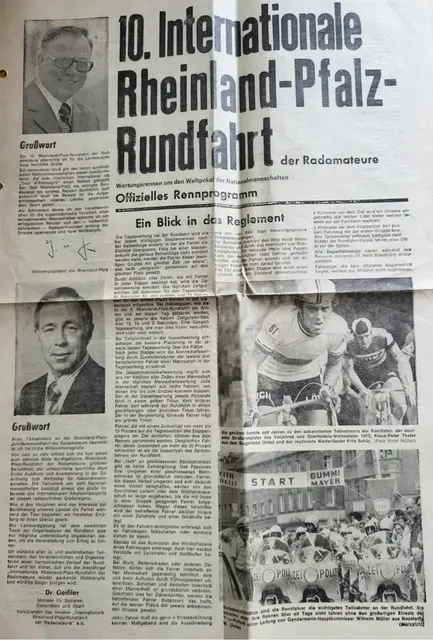 Rennprogramm Seite 1 | Foto: Rudi Birkmeyer