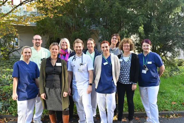 Palliativteam um Dr. Ferdinand Fischer (vorne, Mitte) | Foto: Klinikum Ludwigshafen