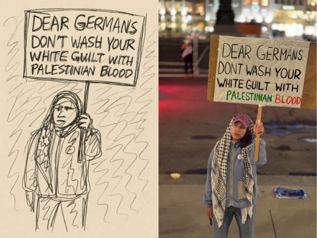 Demonstrantin | Foto: Marko Cirkovic 