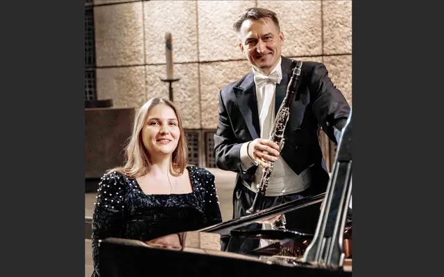 Das Duo SeEle – bestehend aus Sergii Svintsitskyi (Klarinette und Saxophon) und Elena Ivchenko (Klavier) | Foto: Duo SeEle