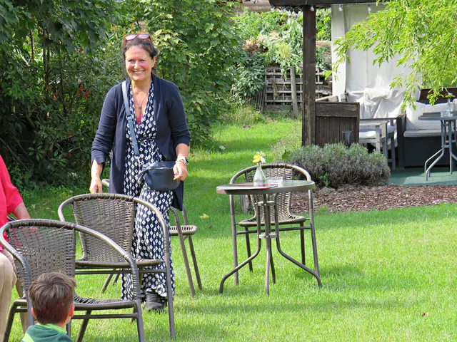 Die Chefin im Anmarsch: Tina Krauß | Foto: Brigitte Melder