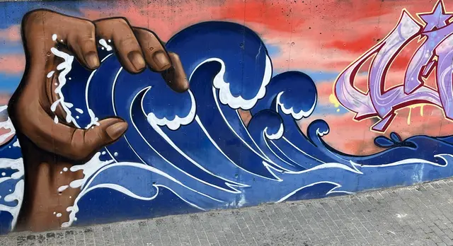 Graffiti auf dem Firmengelände | Foto: Aljoscha Kertesz