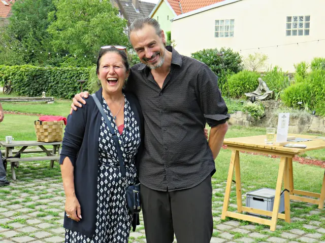 Hausherrin Tina Krauß mit Florian Kaiser | Foto: Brigitte Melder