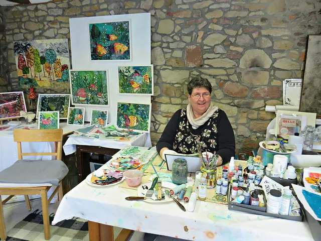 Sonja Spielmann in ihrem Atelier | Foto: Brigitte Melder