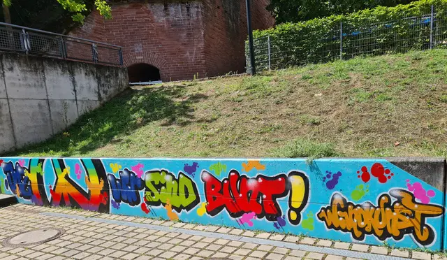 Graffiti beim Hufeisen in Germersheim | Foto: Mohr/gratis