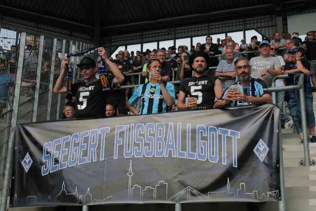 Die Marcel Seegert-Fans vom SV Waldhof Mannheim | Foto: Michael Sonnick