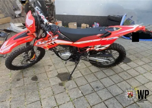 Kann jemand etwas zum Verbleib dieses Leichtkraftrades beitragen? | Foto: Polizei