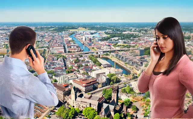 Vorwahl 0203: Duisburgs Rufnummern und ihre Risiken erkennen | Foto: saiko3p/stock.adobe.com - verändert mit KI