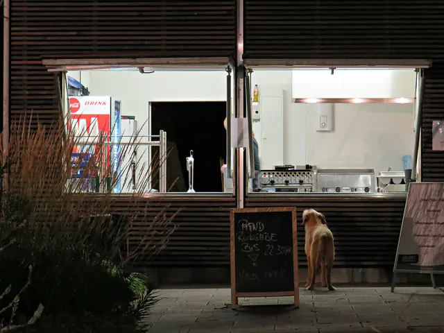 Frida vor dem Kiosk | Foto: Brigitte Melder