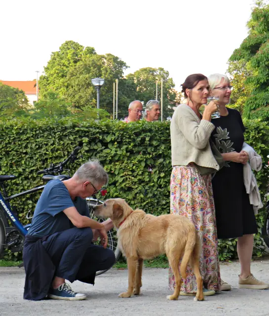Frida bekam etliche Streicheleinheiten | Foto: Brigitte Melder