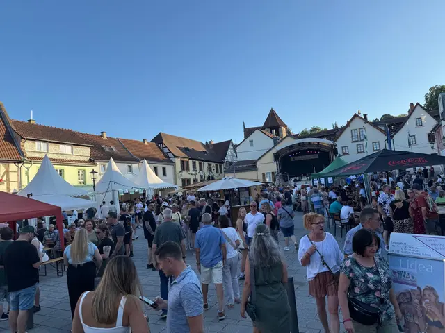Buntes Treiben schon am frühen Abend auf den Plätzen und in den Gassen von Kirchheimbolanden beim Residenzfest | Foto: Pressestelle VG Kirchheimbolanden