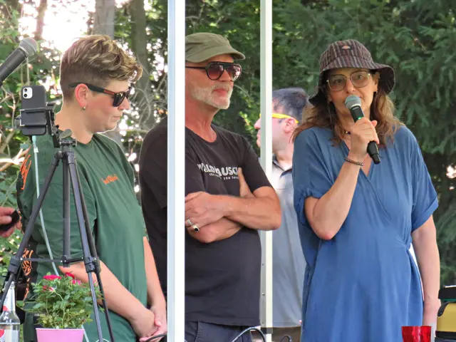 Monika Schill bei der Begrüßung | Foto: Brigitte Melder