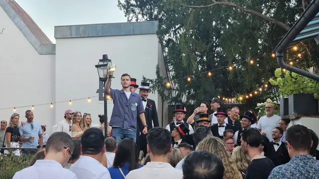 Die Deidesheimer Kerwebuwe – immer für Stimmung gut! | Foto: Eva Bender