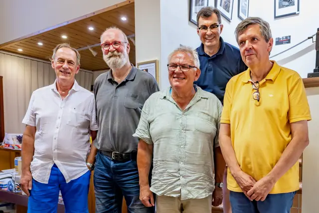 In welche Kamera schau ich denn jetzt? ;-) | Foto: Johann-Peter Melder