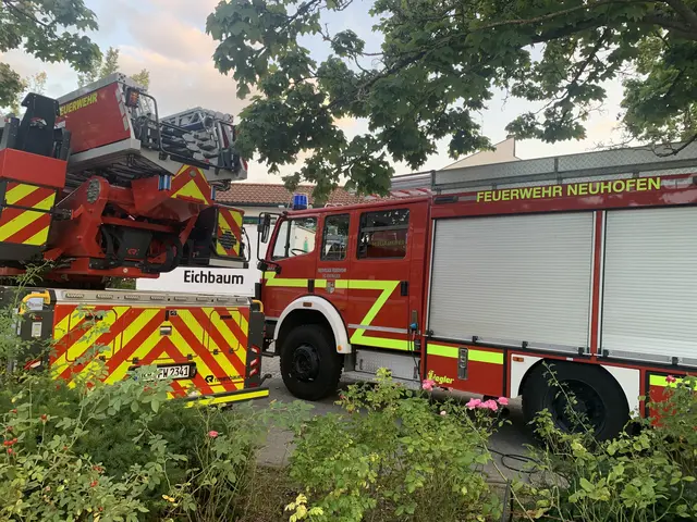 Unsere Feuerwehrfahrzeuge werden ausgestellt | Foto: Michael Sonnick