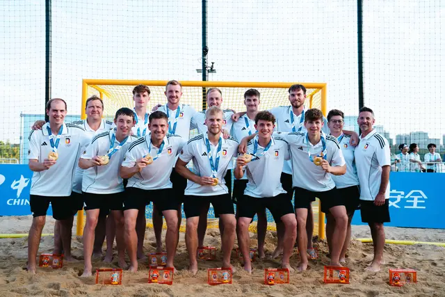 Beachhandball - Männer - Finale gegen Portugal 2:1-Sieg "Team Deutschland" bei den World Games 2025 in Chengdu | Foto: Team Deutschland
