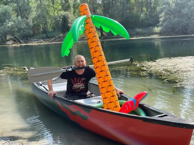 Nur noch wenige Tage bis zum "Boat Rodeo": Daniel Schoch aus Römerberg bei der Vorbereitung | Foto: Team Hopfenhobel