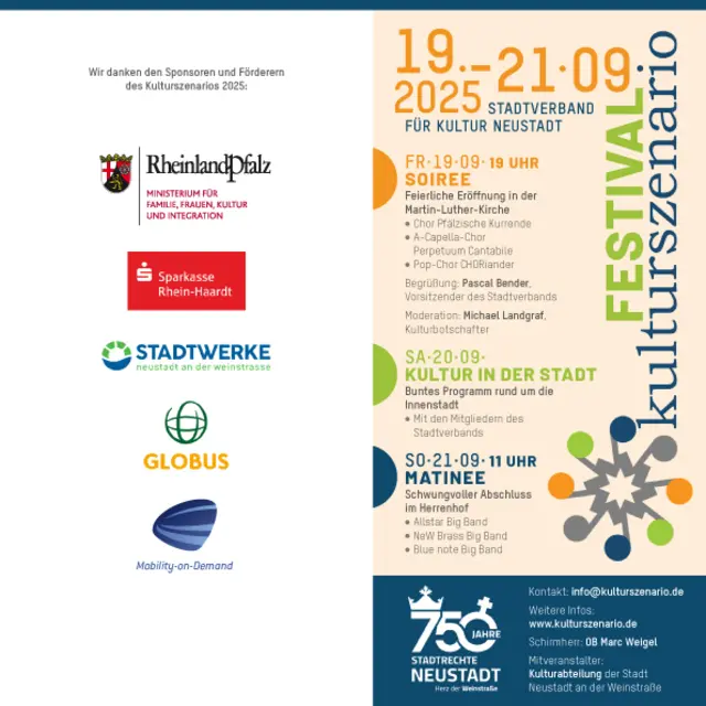 Programm Kulturszenario | Foto: Stadtverband Kultur Neustadt