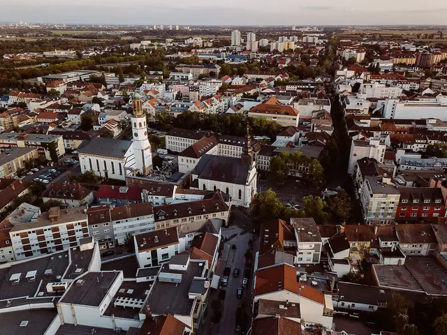 Luftaufnahme Innenstadt Frankenthal | Foto: Pressestelle FT, Sebastian Weindel