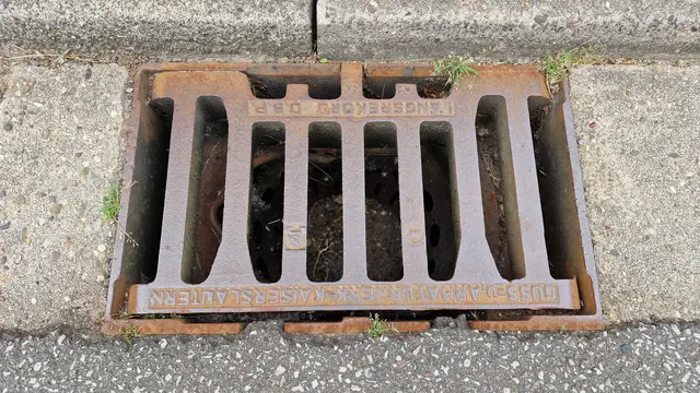 Am Dienstagabend meldete ein Zeuge drei Männer in der Pariser Straße, die das Gitter eines Regenablaufs aus der Fahrbahn hoben und auf die Straße warfen | Foto: Ralf Vester