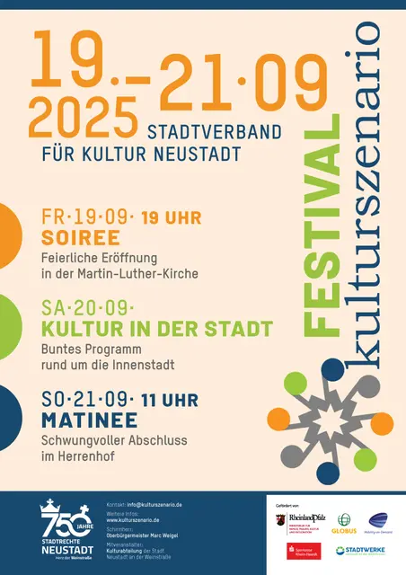 Plakat Kulturszenario | Foto: Stadtverband Kultur Neustadt