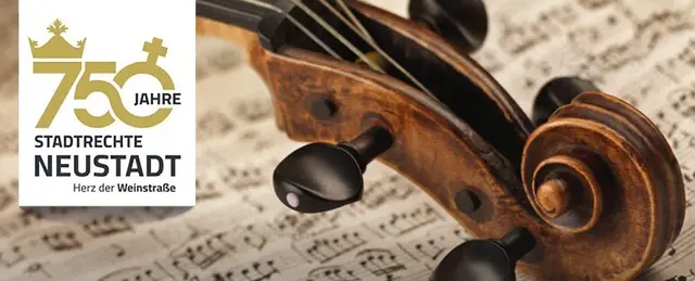 Programm 2025 zum Festival „Neustadter Herbst – Alte Musik an der Weinstraße“ steht ganz im Zeichen des 750-jährigen Stadtjubiläums. | Foto: Stadt Neustadt