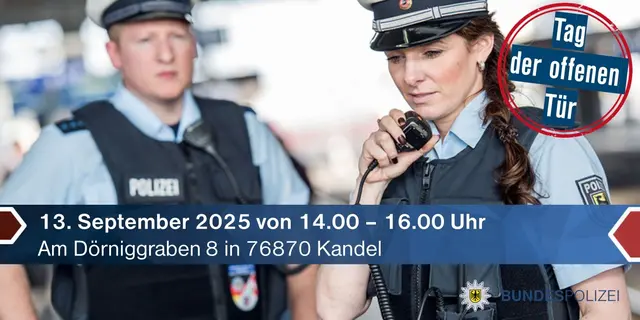 Tag der offenen Tür im Revier Kandel | Foto: Bundespolizei
