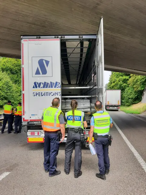 Gemeinschaftliche Grenzkontrollen | Foto: BuPol/gratis