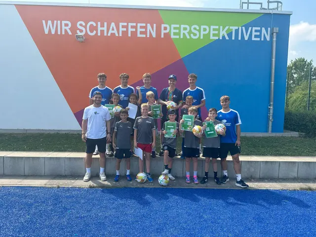 Die Teilnehmer beim Anpfiff ins Leben Fußball-Camp des FC Speyer 09 | Foto: Anpfiff ins Leben